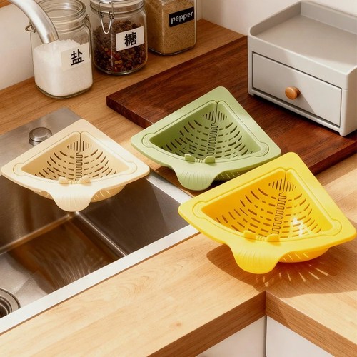 Magnetic corner sink strainer - corner,
