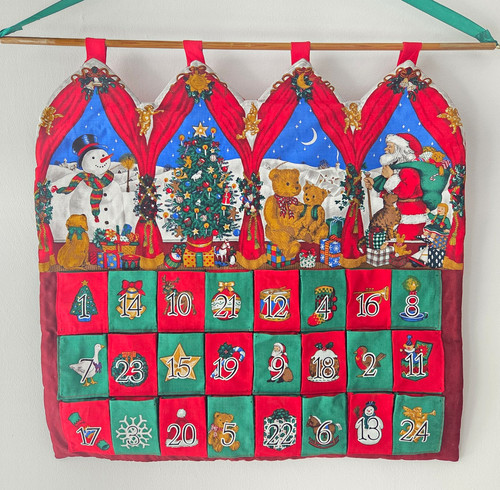 Vintage quilted fabric - quilted,
