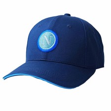 New Official SSC Napoli Baseball Cap, Napoli Football Crest Calcio Baseball Cap