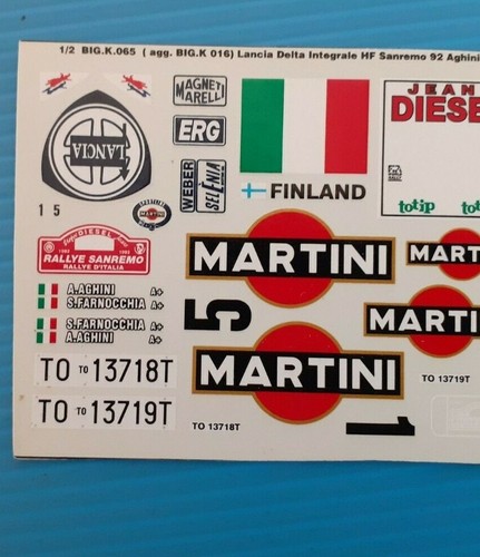 Decal lancia delta - decal,