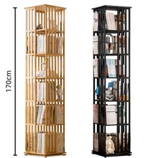 6 Layer Rotating Bookshelf