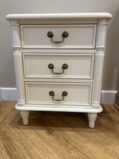 Laura Ashley Clifton Ivory Bedside Drawers CANNOCK CHASE COLLECTION