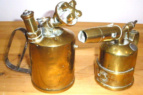 Vintage brass blow torches 2 - blow,