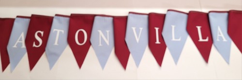 Aston villa printed bunting - printed,