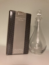 Dartington Crystal Sherry Decanter  Lead Crystal  Never used Boxed vintage
