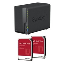 Synology DS223 32TB, 24TB, 16TB, 12TB, 8TB, HDD's 2 Bay NAS Storage Solution Kit