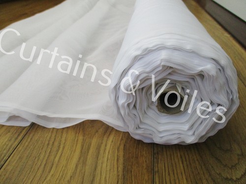 Sample voile fabric white - of,