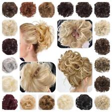 Koko Large Hair Scrunchie Wrap Wavy Curly Hairpiece Messy Bun Natural UNBOXED