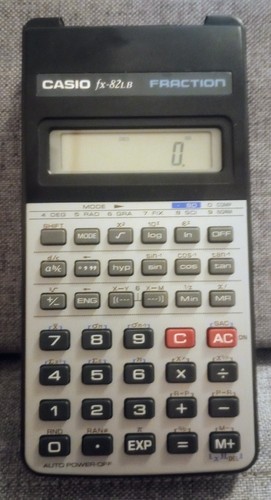 Casio 82lb fraction vintage - fraction,