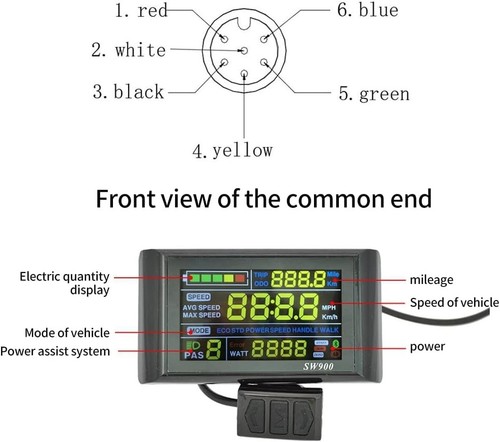 Sw900 lcd display meter - lcd,