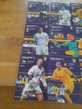 leeds united football programmes 19 League And 2 Cup 2000/2001
