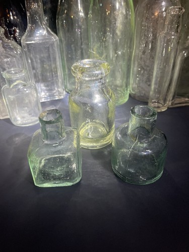 Vintage antique blown glass - blown,