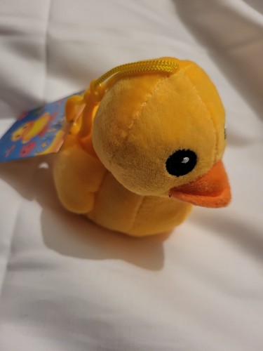 Mini yellow duck plush toy - mini,