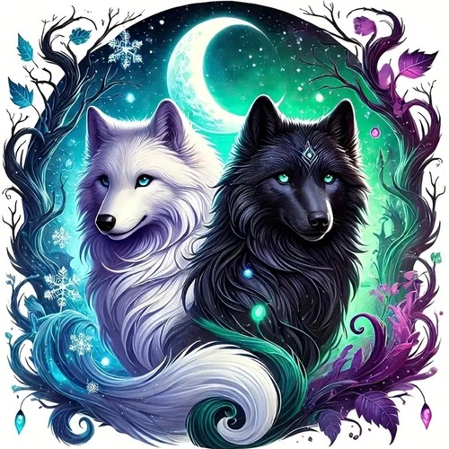 Wolf sticker wolves - 3d, fantasy
