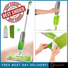GREEN SPRAY MOP MICROFIBRE