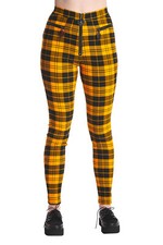Yellow Tartan Check Skinny