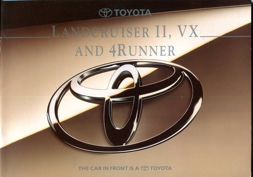 Toyota landcruiser and - vx,