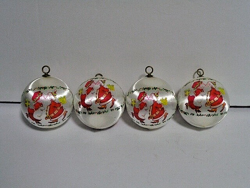 1981 christmas satin ball - christmas,