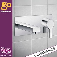 Wall Mounted Chrome Basin Tap