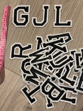 Letter Patches Embroidered