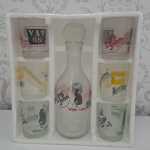 Vintage whiskey glass set - whiskey,