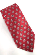 Vineyard Vines Mens Silk Necktie 3.5 x 60 Red US University School Tie USA Made