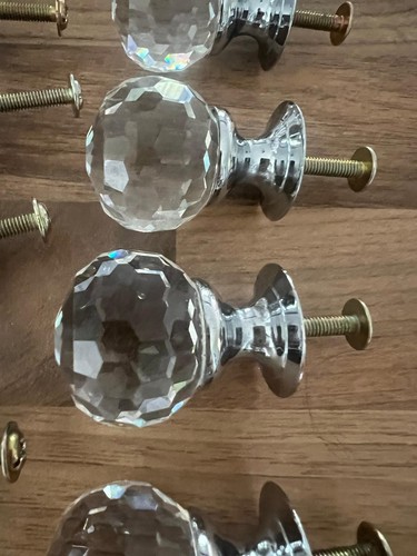 Crystal door cupboard knobs - door/cupboard,