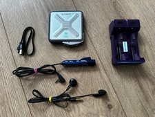 SONY MD Walkman MZ-E44 Portable MiniDisc Player Silver – Tested