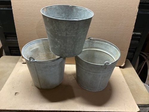 Galvanized metal bucket - 3,