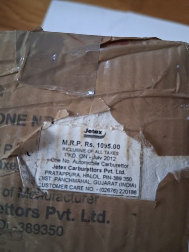 Jetex carburettor - jetex,