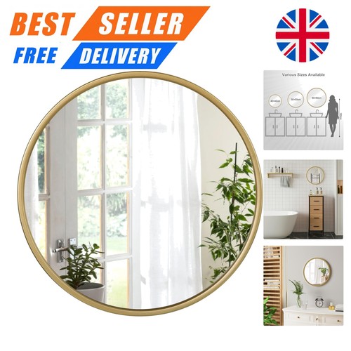 Modern 40cm golden frame - 40cm, round