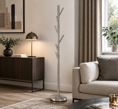 Coat rack brushed steel - brushed, hook