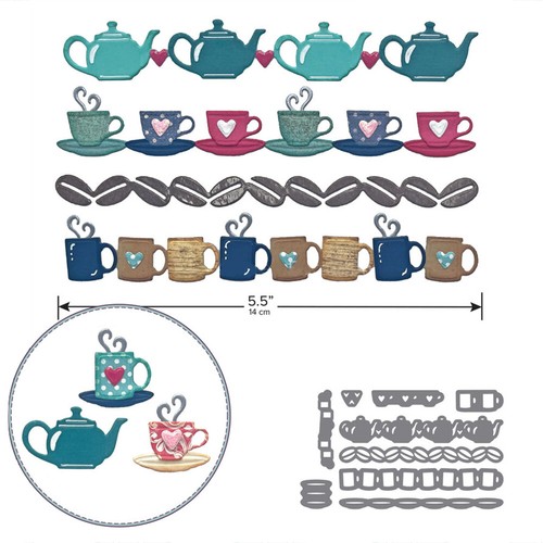 Pop heart coffee tea - up,