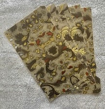 Filofax Personal Organiser Planner - Grey & Gold Paisley - Laminated Dividers