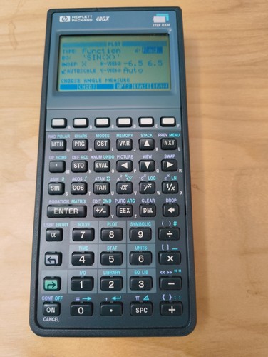 48gx vintage rpn graphing - hp,