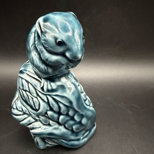 Poole pottery blue dolphin - pottery,