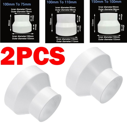 2pcs fittings ducting - 2pcs,