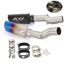 For Suzuki Hayabusa GSX1300R 2021-2023 Mid Pipe Slip On Exhaust Muffler Silencer
