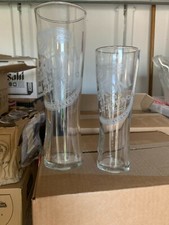  Peroni Nastro Azzurro Signature One Pint Brimful + Half Pint Glass