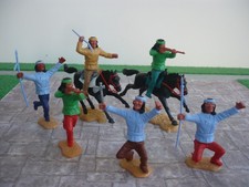 TIMPO WILD WEST  6 APACHES  TOY SOLDIERS