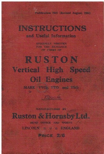 Ruston vyo vto - vyo, ind.