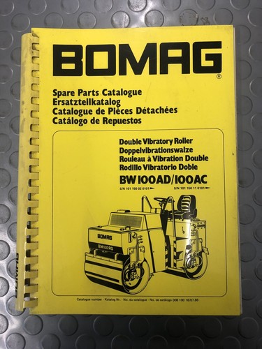 Bomag bw100ad 100ac spare - bw100ad/100ac,