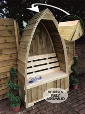 Boat Shaped Arched Garden