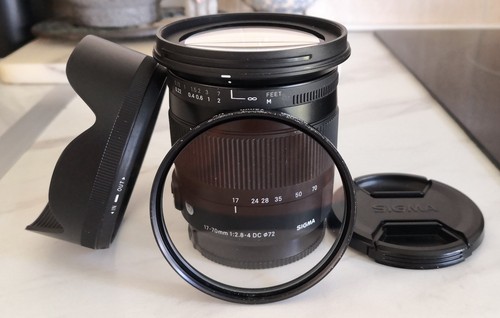 Sigma 70mm 4 - 17-70mm, f2.8-4