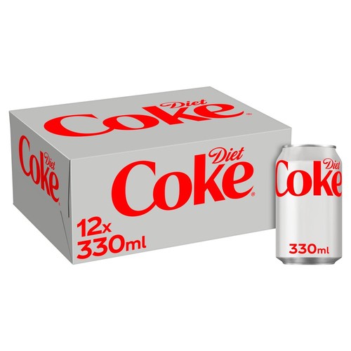 Diet coke 330ml - diet, cans