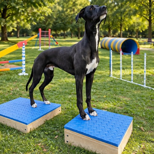 Dog training place board - place, &