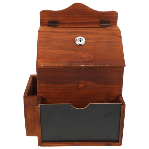 Vintage wooden suggestion box - wooden,