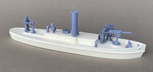 Steam gunboat launch model - steam,