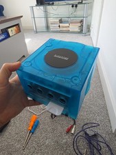 Crystal Blue Modded GameCube