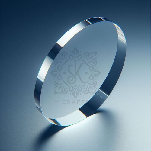 Clear laser cut disc - laser,